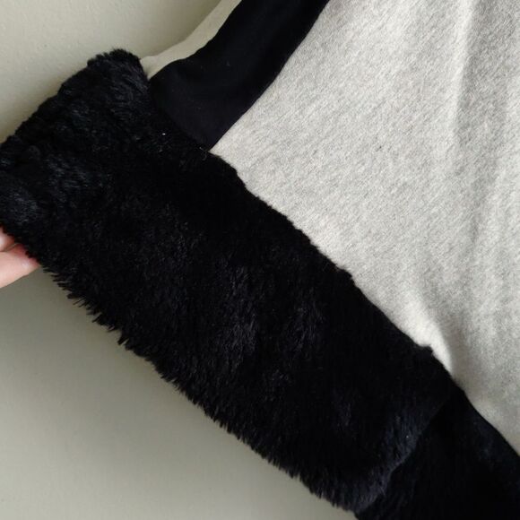 Capote faux fur poncho - Picture 4 of 8